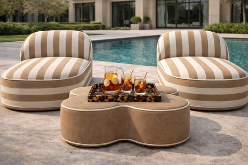 ANTIBES I SCULPTURAL OUTDOOR COFFEE TABLE